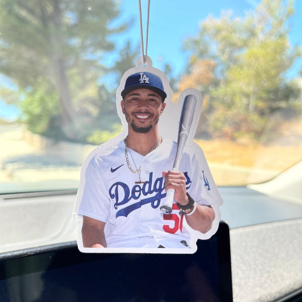 Mookie Betts Bat Car Air Freshener | LA |  Perfect gift for sports fans!