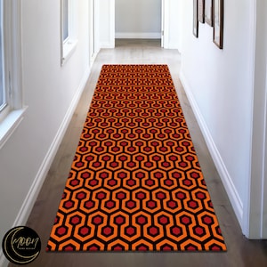 Shining Overlook Hotel Rug, Vibrant Printed Hotel Hallway Runner, The Shining Rug, Hotel Carpet, Popular Hotel Carpet,Popular Hallway Runner