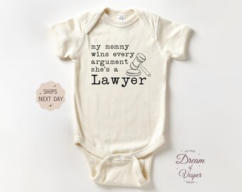 My Mommy is a Lawyer Outfit, Cute Attorney Baby Bodysuit, Lawyer Baby Gift, Attorney Baby Shower Gift, Lawyer Outfit, Attorney Mom Outfit