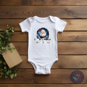 Cute Christmas Baby Onesie® - Christmas Baby Bodysuit - Christmas Baby Onesie® - My First Christmas Onesie® - Baby Shower Gift