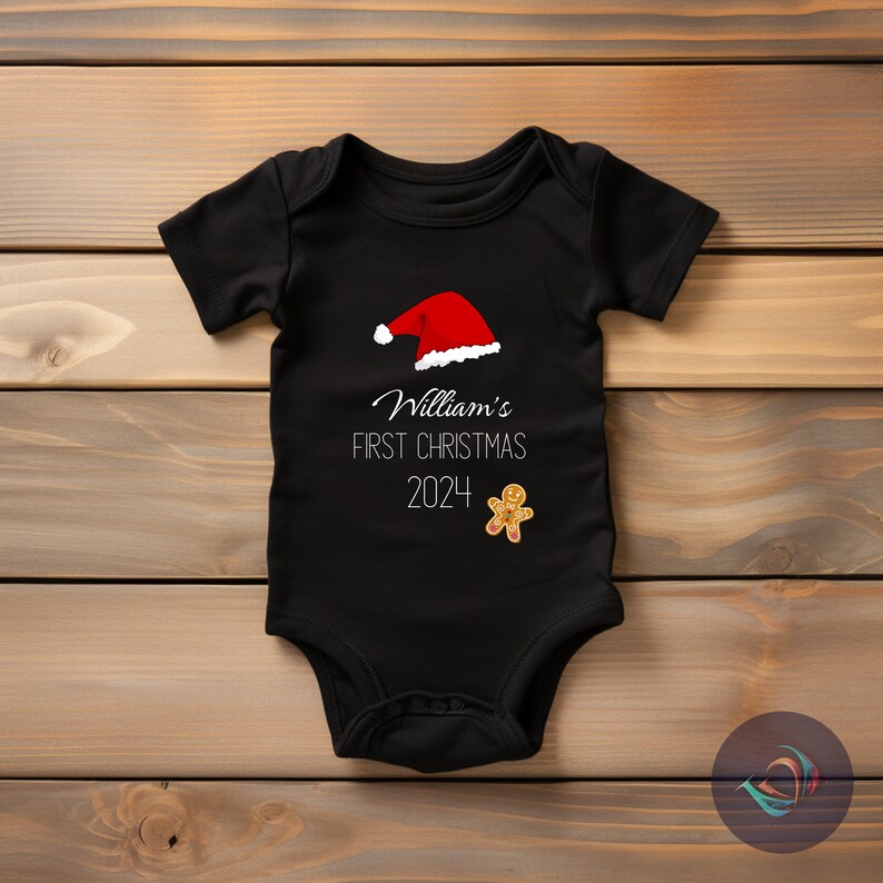 Personalized First Christmas Baby Onesie® My First Christmas 2024