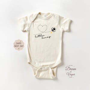 Little Honey Baby Onesie®, Baby Bee Onesie®, New Baby Gift, Cute Bumble Bee Onesie®, Cute Natural  Baby Onesie®, Cute Bumblebee Bodysuit