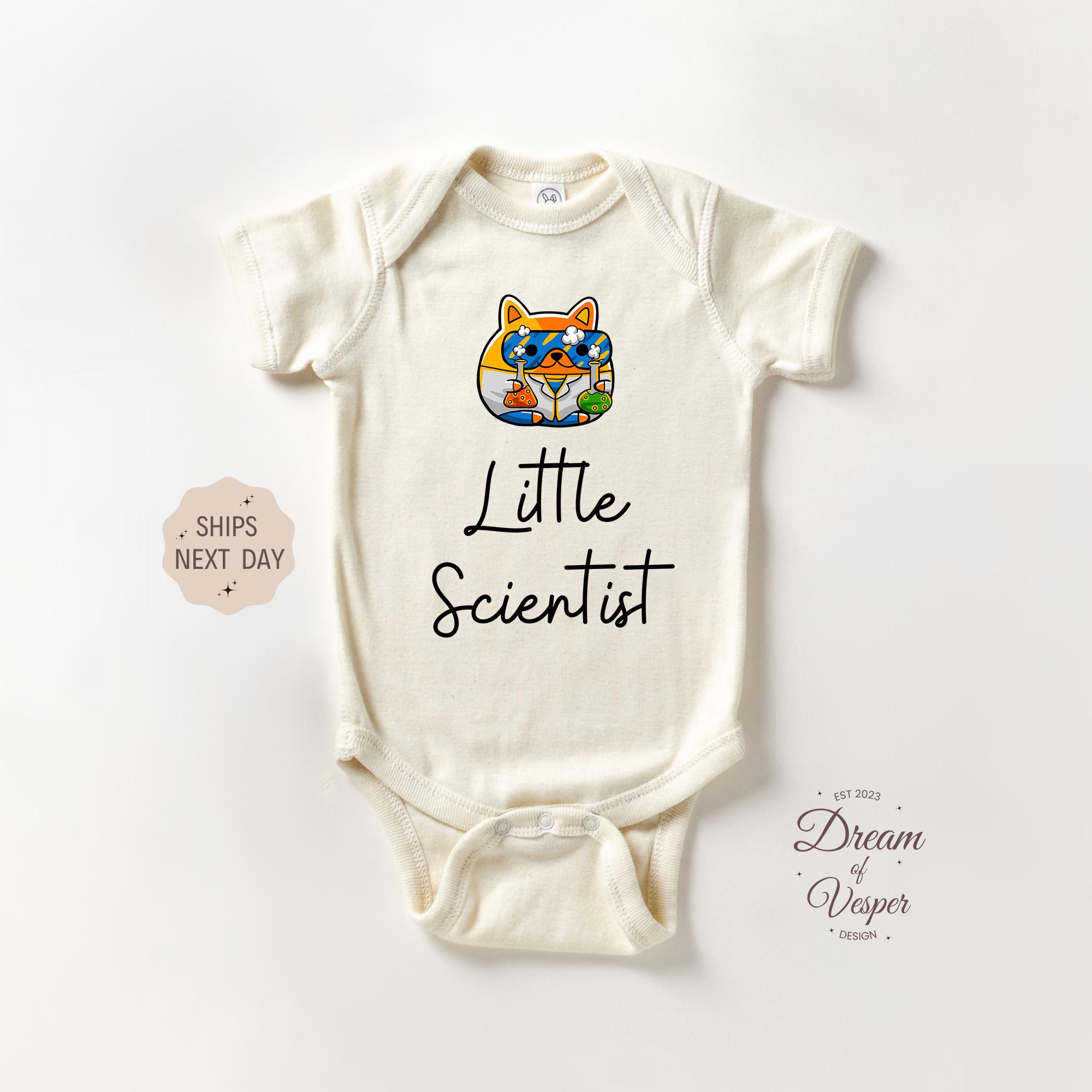 Science Girl Baby Bodysuit & Toddler T-Shirt – Cute STEM Outfit For Future Female Scientist