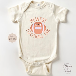 Newest Football Fan Onesie®, New to the Club Bodysuit, New Football Buddy Onesie®, Sports Baby Onesie®, Cute Football Onesie®, Baby Gift