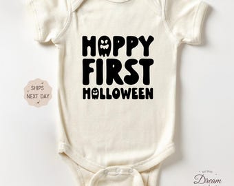 Happy First Halloween Baby Outfit, 1st Halloween Baby Outfit, Cute Fall Baby Outfit Cutest Spooky Baby Bodysuit, Newborn Halloween Gift