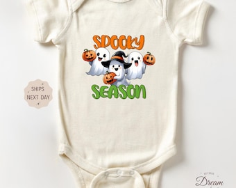 Spooky Season Outfit, Spooky Halloween Gift, Spooky Season Baby Bodysuit, Newborn Baby Bodysuit, Halloween Baby Gift, Baby Shower Gift