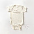 First Grandbaby Onesies® Brand, Announcement Baby Bodysuit, Hi Grandparents Baby Outfit, Pregnancy Reveal Bodysuit, Baby Shower Gift