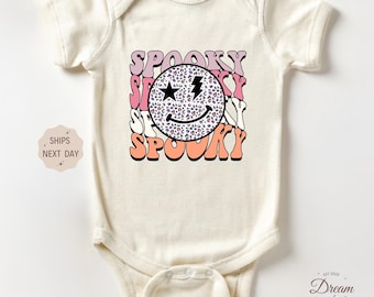 Spooky Baby Outfit, Halloween Baby Outfit, Cute Halloween Outfit, Cutest Spooky Bodysuit, Natural Bodysuit, Halloween Baby Gift