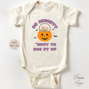 No Diggity Onesie®, Halloween Onesie®, Funny Pumpkin Bodysuit, Trick or Treat Outfit, Cute Halloween Baby Tee, Fall Baby Bodysuit