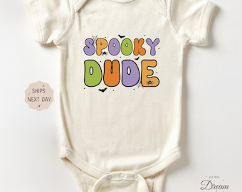 Spooky Dude Outfit, Cute Baby Halloween Bodysuit, Best Baby Gift, Fall Baby Shower Gift, Spooky Season Baby Outfit, Pumpkin Baby Clothes