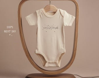 Meet Me at Midnight Outfit - Funny Newborn Gift - Newborn Baby Outfit - Unisex Baby Bodysuit - New Baby Gift - Natural Baby Outfit