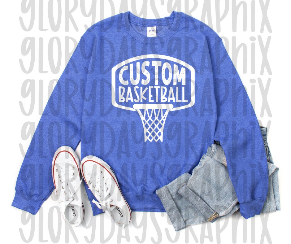 CUSTOM Basketball Design, Team, Hoop, Digital Download, Spirit Wear