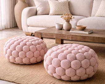 ピンクのプーフ - コットンクラウド