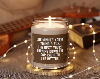 Getting Old Candle Gift, Funny Your Old Birthday Gift Over the Hill Gifts, Old People Can't See Sarcastic Birthday Present, Senior Citizen