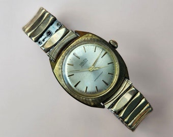 Gruen Precision Swiss Men's Wrist Watch 17 Jewels Working