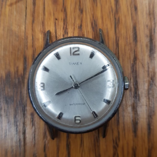 Timex Marlin Vintage Men's Mechanical Watch 2014 2468 Stainless Steel Case Waterproof Dustproof Shock Resistant 1968