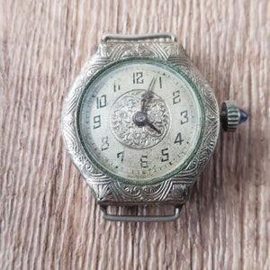 Vintage Abra Company. Swiss Watch Movement. Complete Not Running. 6 Jewels. 2 Adjustment. Metal Face. No Second Hand. Etsy