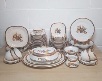 Limoges China Co USA Sebring Ohio Dinnerware Set of 74 Pieces