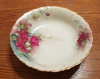 MZ Austria Vintage Porcelain Serving Bowl 1910