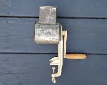 Antique Table Top Nut Spice Cheese Grinder