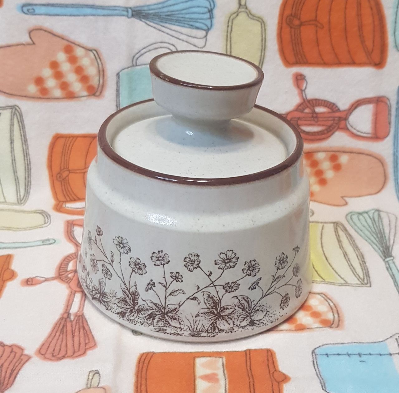 ビンテージ プレート付き 花模様 デザートグラス 70905 ビンテージ プレート付き 花模様 デザートグラス 70905