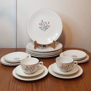 Wedgwood & Co LTD England Pink Hope Vintage Dinnerware Set