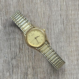 Seiko Quartz Women’s Wrist Watch 1N01-0E19 Working