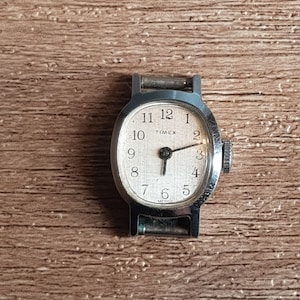 Timex Vintage Ladies Mechanical Watch Stainless Steel Case