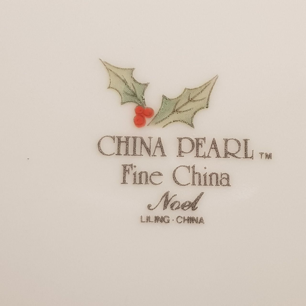 China Pearl Fine China Noel Vintage Dinnerware Set of 47 Pieces Etsy