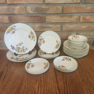 Ivora Crooksville China Co Dinnerware Set