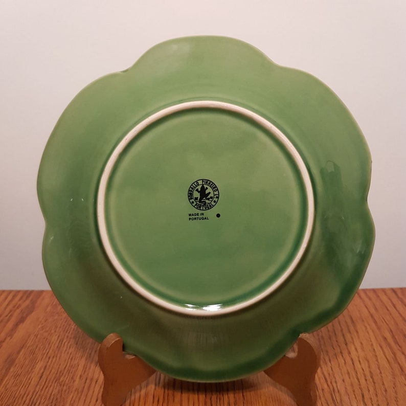 Bordallo Pinheiro Green Cabbage Plates image 5