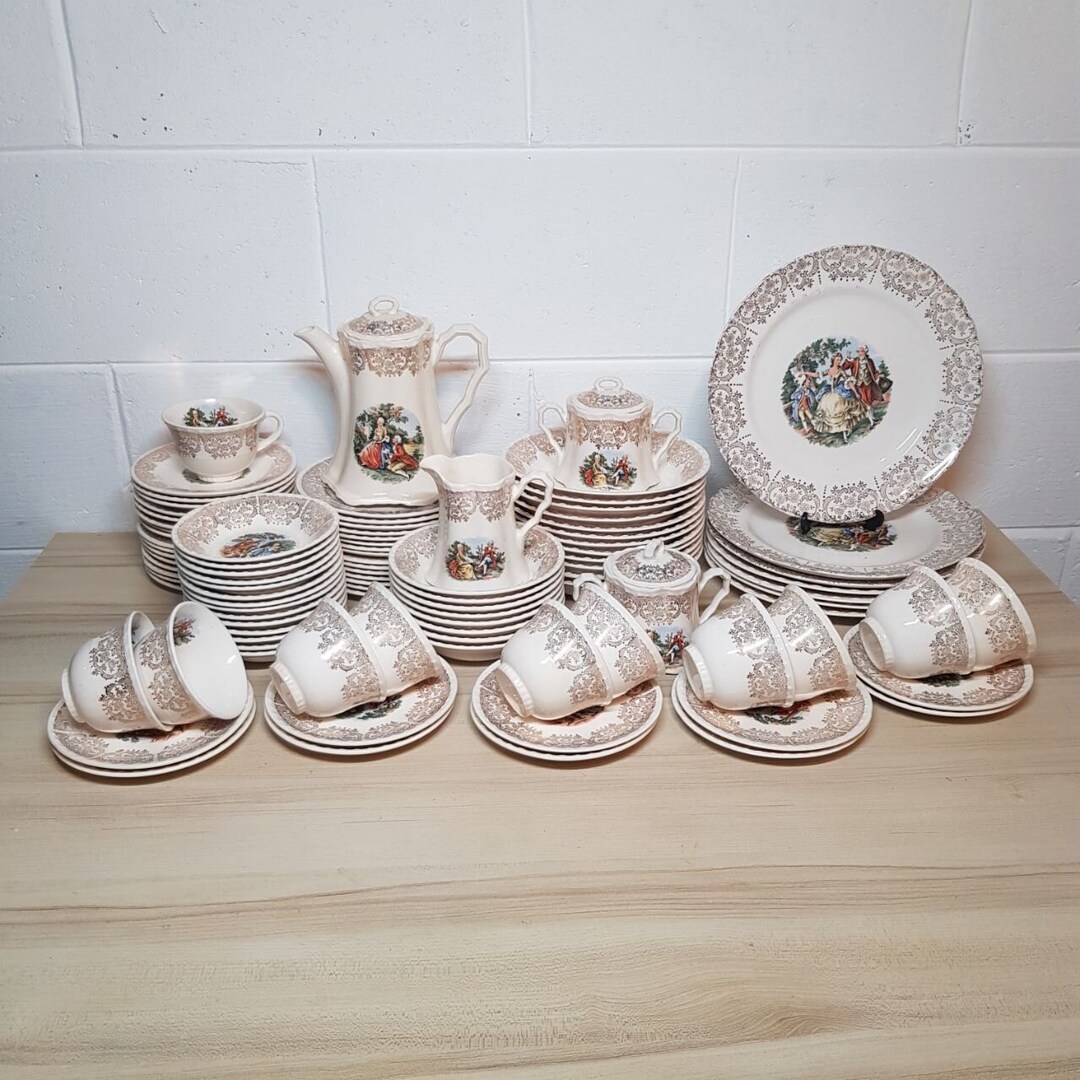 Crooksville China Co. U.S.A Vintage Dinnerware Set of 101