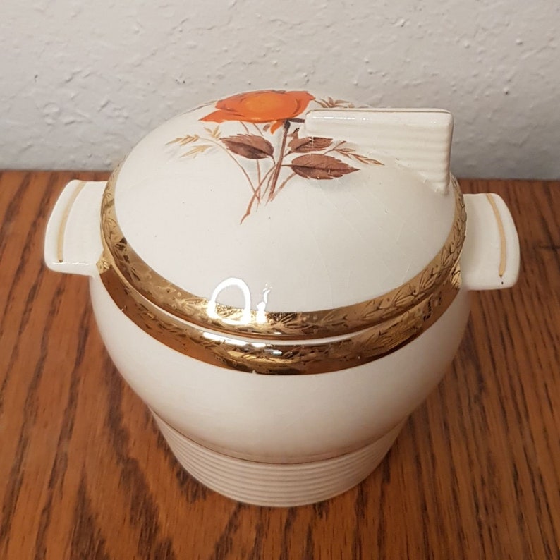 Triumph American Limoges Vermillion Rose 22K Gold Vintage Dinnerware