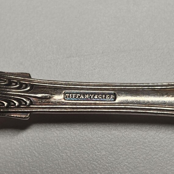 Tiffany & Co. E.P. Silverplate English King Monogrammed Forks Set