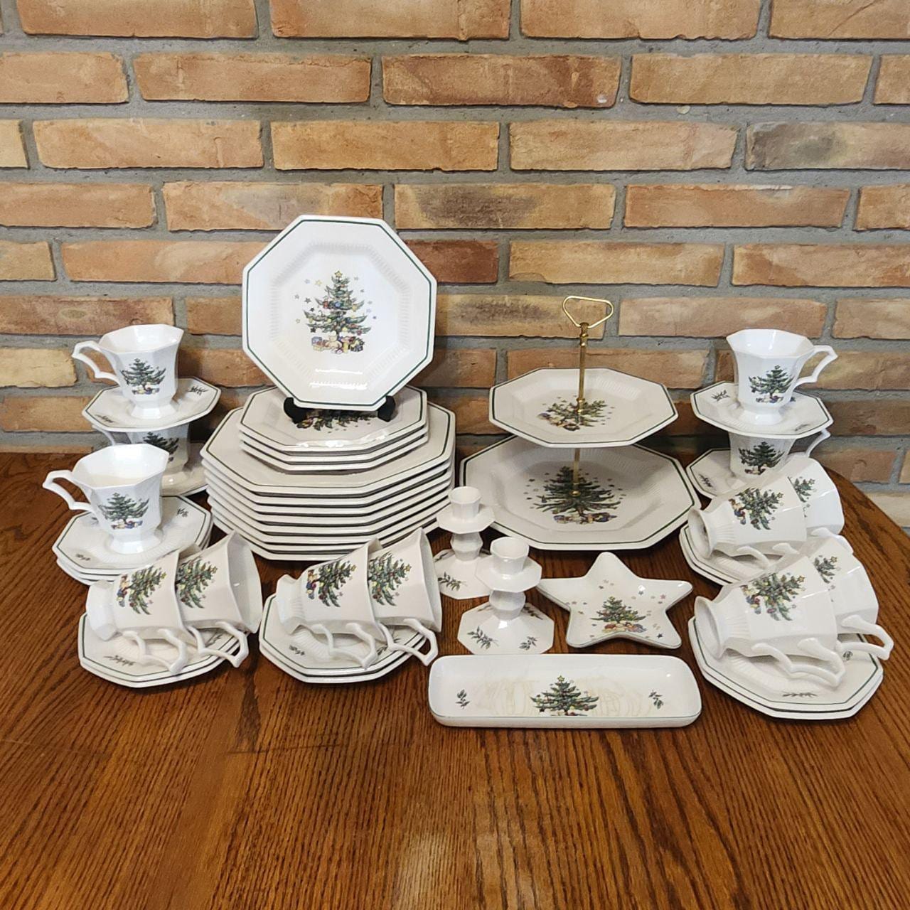 Nikko Christmastime Japan Vintage Dinnerware Set Etsy
