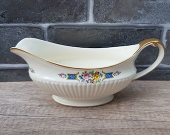 Ivory Porcelain Sebring 22K Gold Warranted Gravy Boat