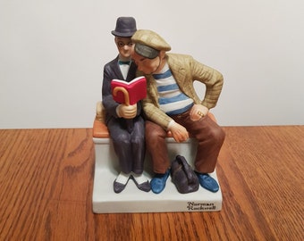 Norman Rockwell The Interloper Danbury Mint Porcelain Figurine 1980
