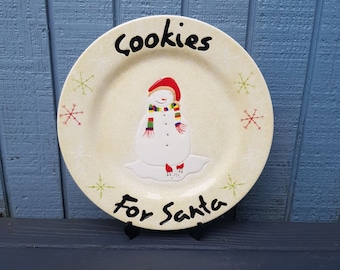 Oneida Snowmates Debbie Taylor Kerman Earthenware Serving Platter