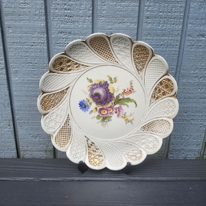 Meissen Porcelain Hand Painted Plate
