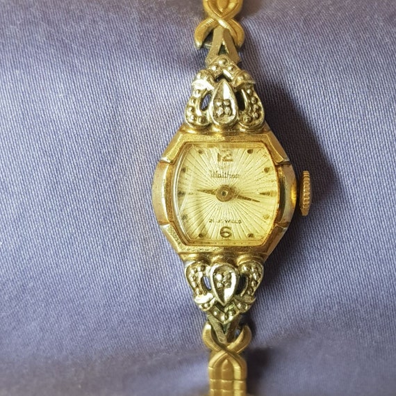 Waltham 21 Jewels Vintage Ladies Wrist Watch 10K RGP Bezel Etsy Australia