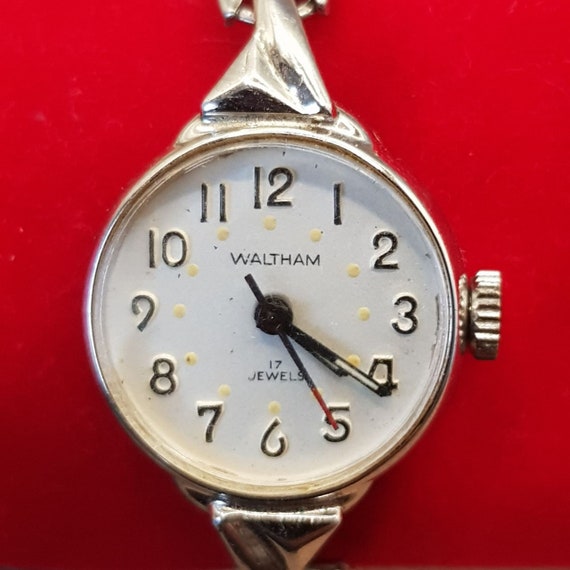 Waltham Vintage Ladies Wrist Mechanical Watch 17 … - image 2