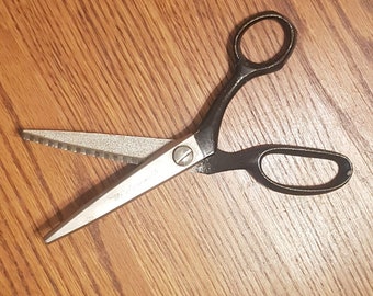 Vintage Deluxe Kleencut U.S.A Pinking Shears Scissors