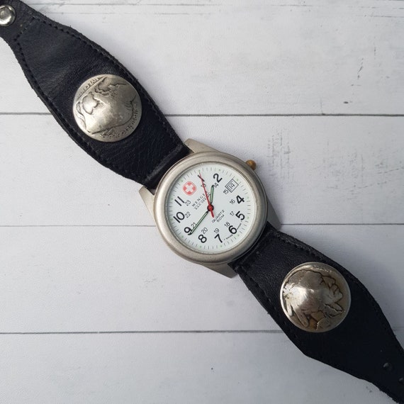 Swiss military quartz 50m sale