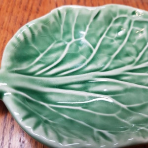 Bordallo Pinheiro Green Cabbage Plates image 9