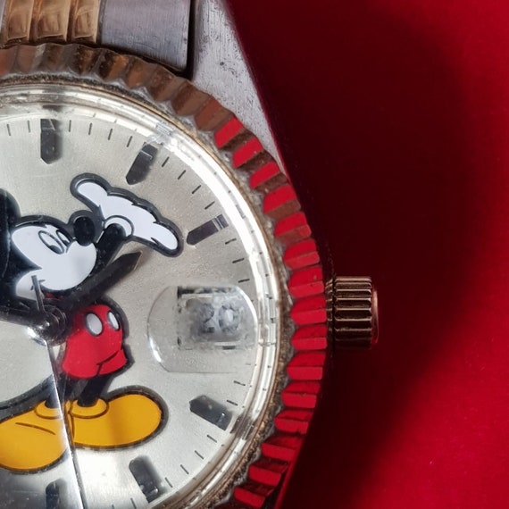 Disney Mickey Mouse Watch with Stainless Steel Ba… - image 3