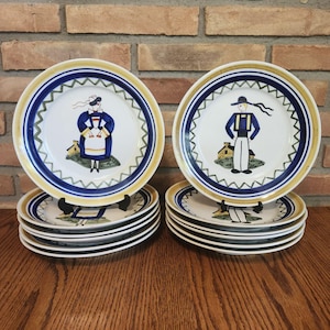 HB Quimper France Plates