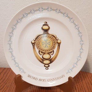 Zweiter Avon Jubiläum &quot;&quot;The Avon Doorknocker&quot;&quot; Vintage Sammlerteller.&quot;
