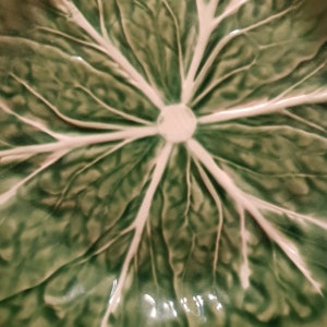 Bordallo Pinheiro Green Cabbage Plates image 3