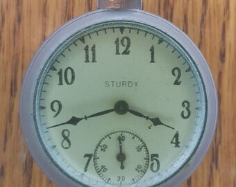 Ingraham Sturdy Pocket Watch Made in USA Etsy
