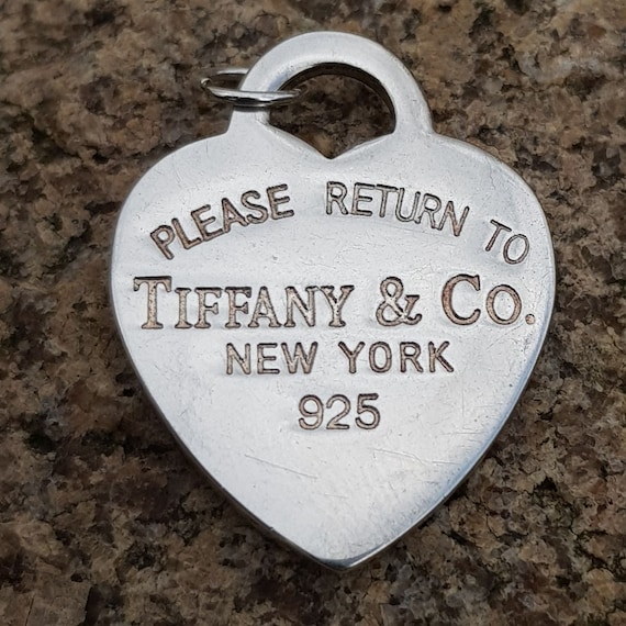 Tiffany & Co Sterling Silver Please Return to Hea… - image 2